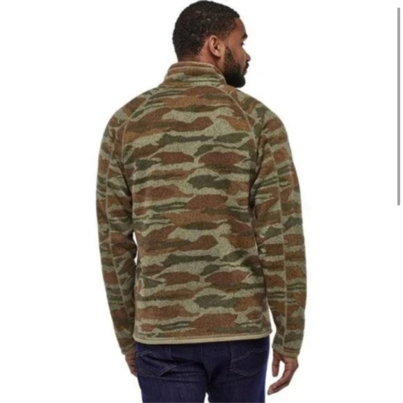 Patagonia Men's Camo Better Sweater Fleece 1/4 Zip - Picture 5 of 13